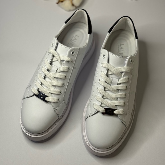 LAUREN RALPH LAUREN Women's Angeline IV Lace-Up Platform Sneakers - Picture 5 of 14